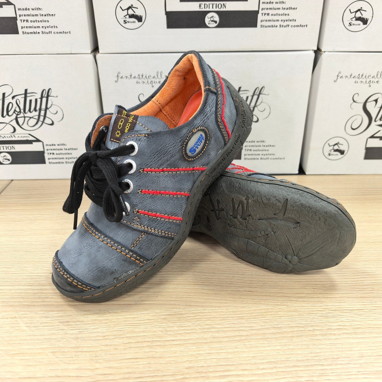 Sable Steppers - Hand-Stitched Wide Fit Footwear for Women